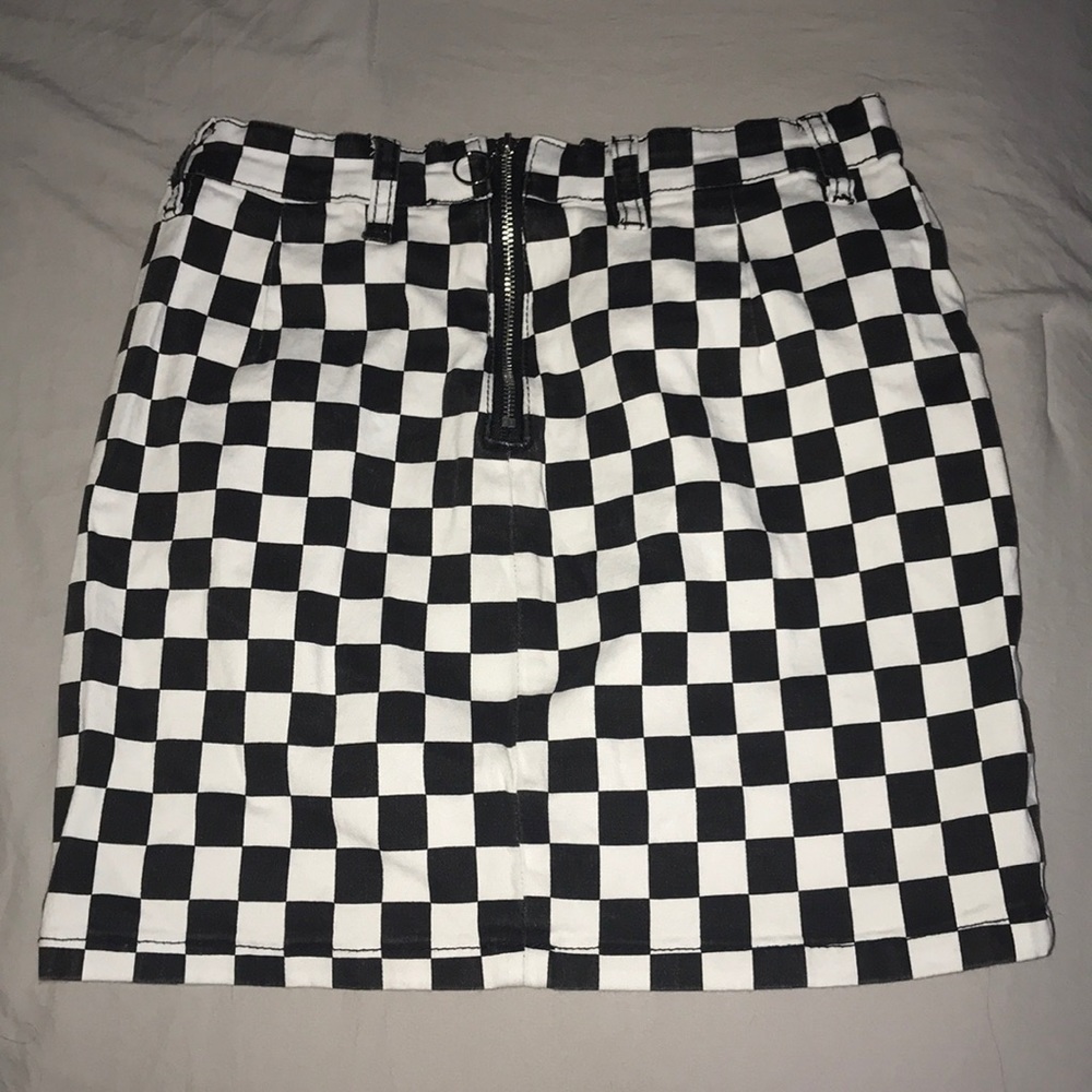 Checkered Skirt